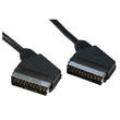 20m SCART to SCART Cable Gold 20 Meter