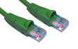 0.5m Snagless CAT6 Patch Cable Green 24 AWG