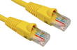 1m LSZH Snagless CAT6 Patch Cable Yellow 24 AWG