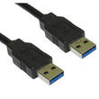 3m USB 3.0 A Male to Male Cable Black