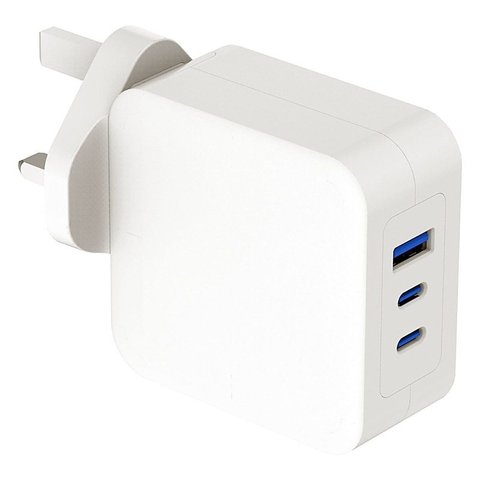 100W USB C PD and USB A Mains Charger UK