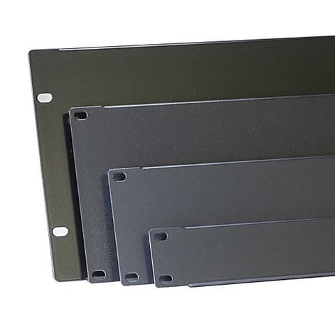1U 19 Inch Blanking Panel Screw Fixing