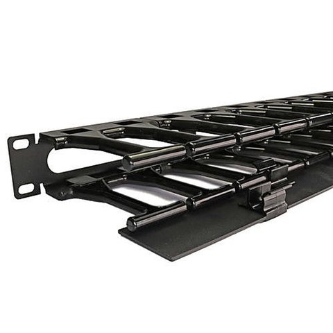 1U 19 Inch Finger Duct Cable Management Panel