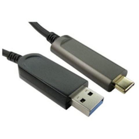 USB A to USB C Fibre Optic Cable 10Gbps