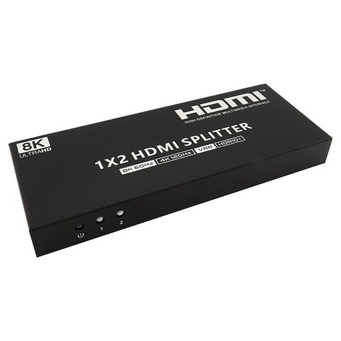 8K HDMI Splitter 1 In 2 Out