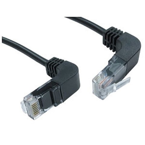 CAT5e Angled Patch Cable Up to Down