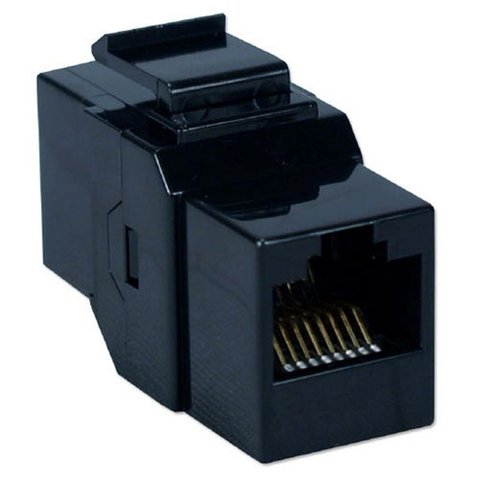 Cat6 RJ45 Keystone Feed Through Coupler