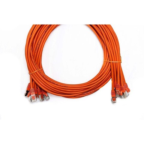 10 Pack CAT6A S/FTP 10 Gigabit Snagless LSZH Cable