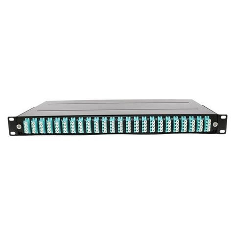 1U Loaded Fibre Patch Panel 96 Fibre LC Duplex OM4