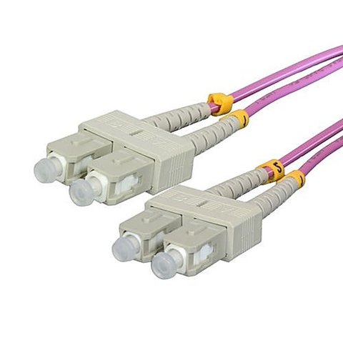 SC-SC OM3 Duplex Fibre Patch Cable LSZH