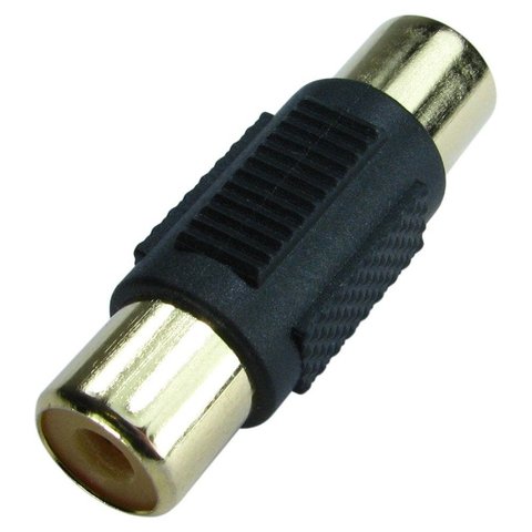 Single Female RCA to Single Female RCA Coupler.