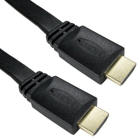 Flat HDMI Cable High Speed with Ethernet 3D 4k Ready
