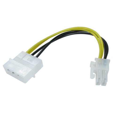 Molex To P4/64 Bit Power 4-Pin Square