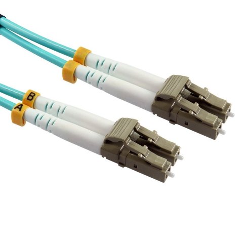 OM4 LC LC Fibre Optic Network Cable 50/125