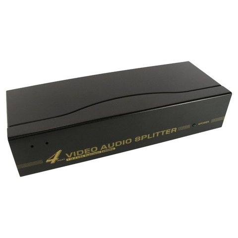 4 Port VGA Splitter with Audio