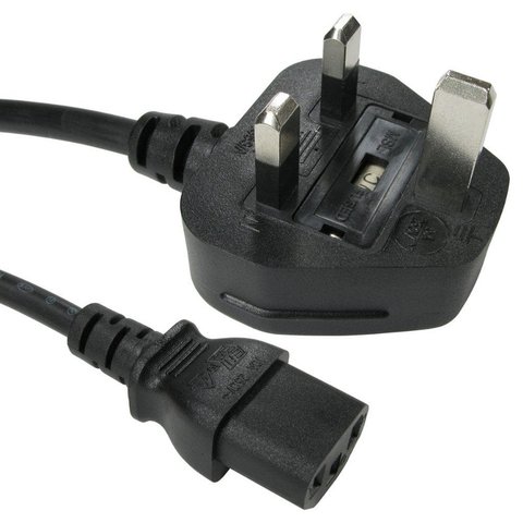 UK Mains to IEC C13 Power Cable