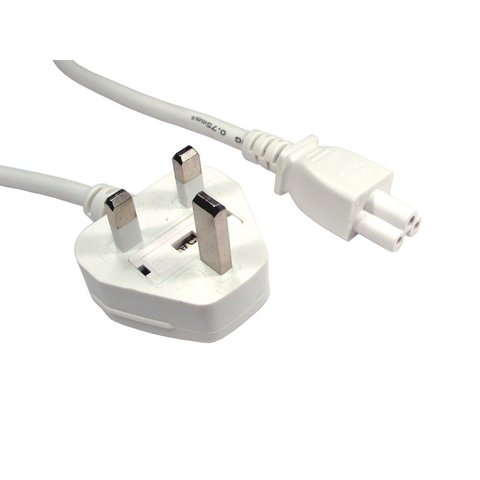 Cloverleaf Power Lead C5 to UK Mains Cable