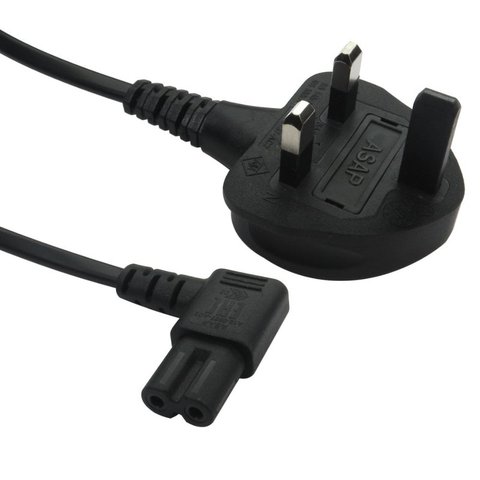 Angled Figure 8 Power Cable C7 90 Degree