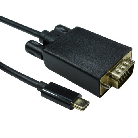 USB C to VGA Cable 1080p 60Hz Support
