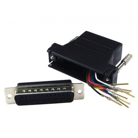 25 Way Male RJ45 8 Pin Socket