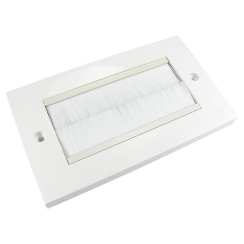 Double Brush Plate Faceplate with Brush