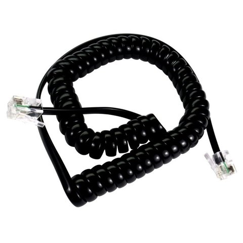 RJ10 Handset Coiled Cord