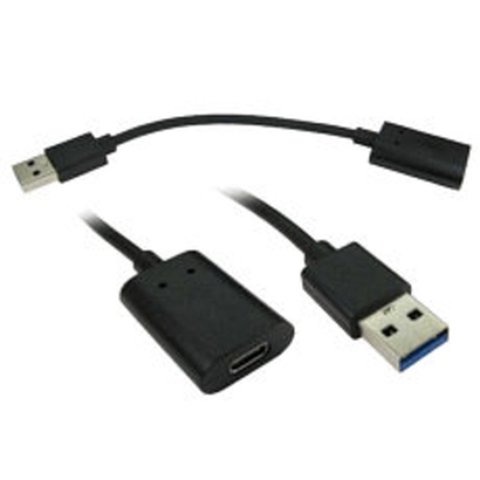 USB A Male to USB C Female Cable 5Gbps