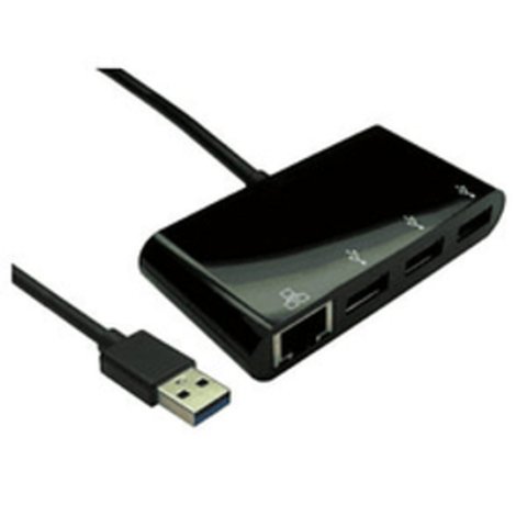 USB C to RJ45 Gigabit Ethernet Cable with USB A Adapter