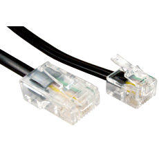 RJ11 to RJ45 Cable 10m Black