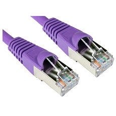 15m Ethernet Cable CAT6A Violet