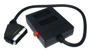 0.5m 2 Way Switched Scart Splitter