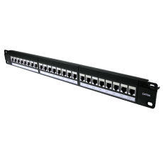 24 Port CAT6A Shielded Network Patch Panel