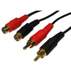 10m 2x Phono Extension Cable