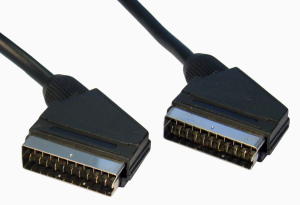 3m SCART to SCART Gold 3m