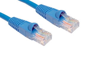 10m LSZH Snagless CAT5e Patch Cable Blue 24 AWG