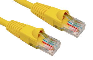 10m Snagless CAT6 Patch Cable Yellow 24 AWG