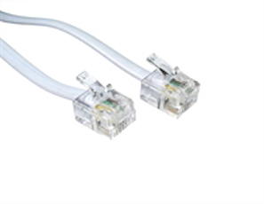 7.5m RJ11 to RJ11 Modem Cable 6P4C