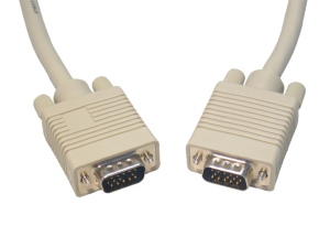 0.5m VGA Cable Triple Shielded Short VGA / SVGA Cable