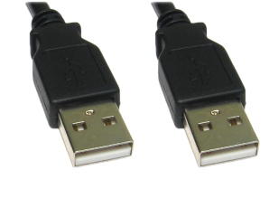 1.8m USB 2.0 A-Male to A-Male Data Cable