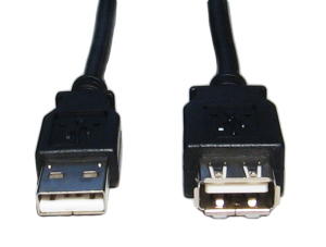 1m USB 2.0 A-Male to A-Female Cable