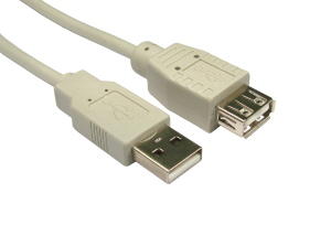 1.8m USB 2.0 Extension Cable