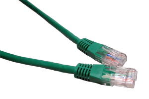 0.25m Short Ethernet Cable CAT6 UTP Green