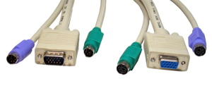 10m 2x male-female PS/2 1x male-female SVGA cable