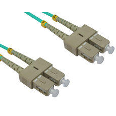 1m SC to SC OM3 Fibre Optic Network Cable
