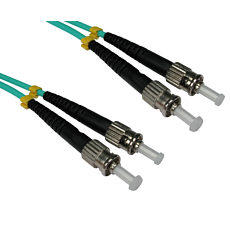 0.5m ST to ST OM3 Fibre Optic Network Cable