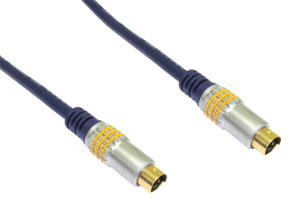 0.75m OFC S-Video Cable Mini Din