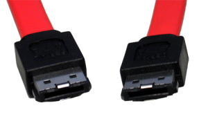 1.5m ESATA Plug ESATA Plug Red Cable