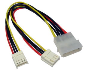 15cm 4-Pin Molex M 2X Floopy Drive Power