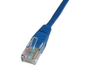 20m CAT5e Patch Cable Blue Full Copper 24AWG