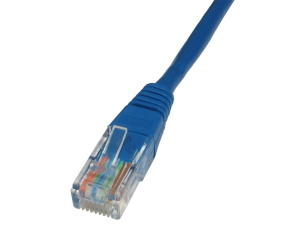 5m CAT5e Patch Cable Blue Full Copper 24AWG